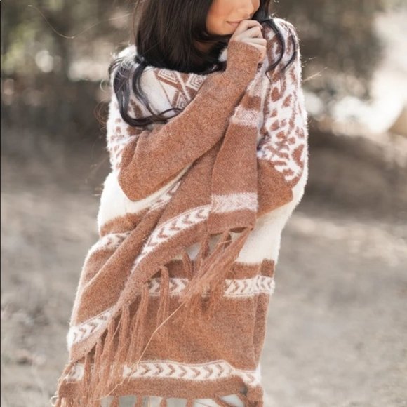 New Yellowstone Cowichan Western Cardigan Sweater - Picture 6 of 11